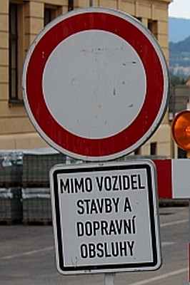 Zákaz vjezdu vozidel