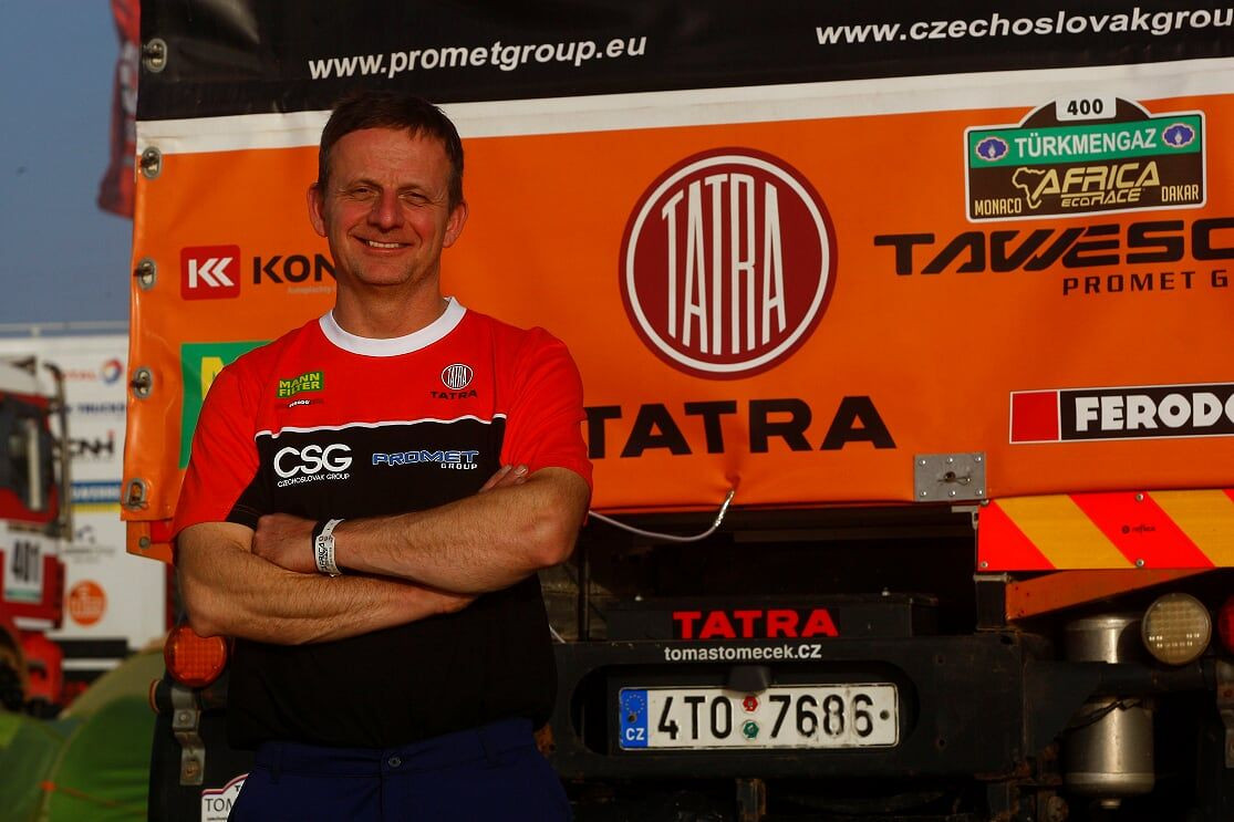Tomáš Tomeček racing AFRICA