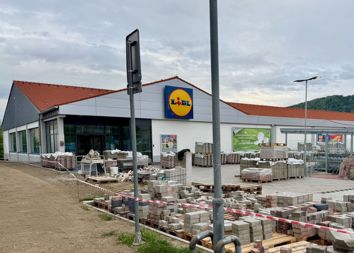 PRODEJNA LIDL V KOPŘIVNICI PROCHÁZÍ MODERNIZACÍ
