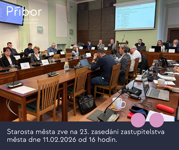 Pozvánka na 23. zasedání zastupitelstva města