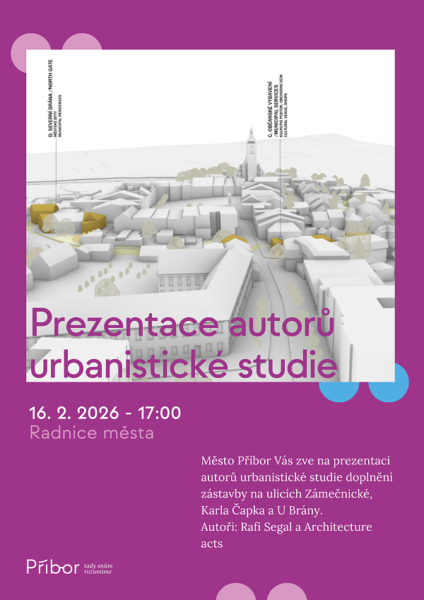 Prezentace autorů urbanistické studie - 16.02.2026