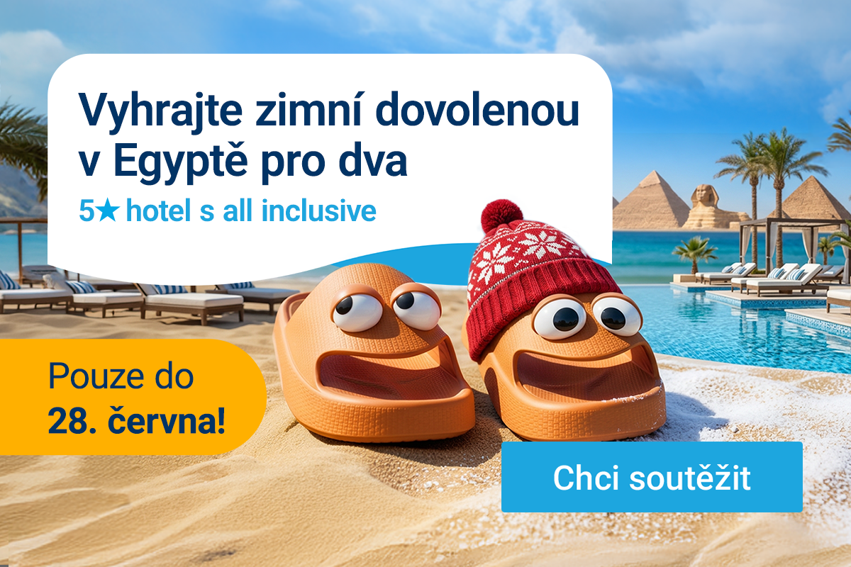SOUTĚŽ o zimní dovolenou v Egyptě pro dva